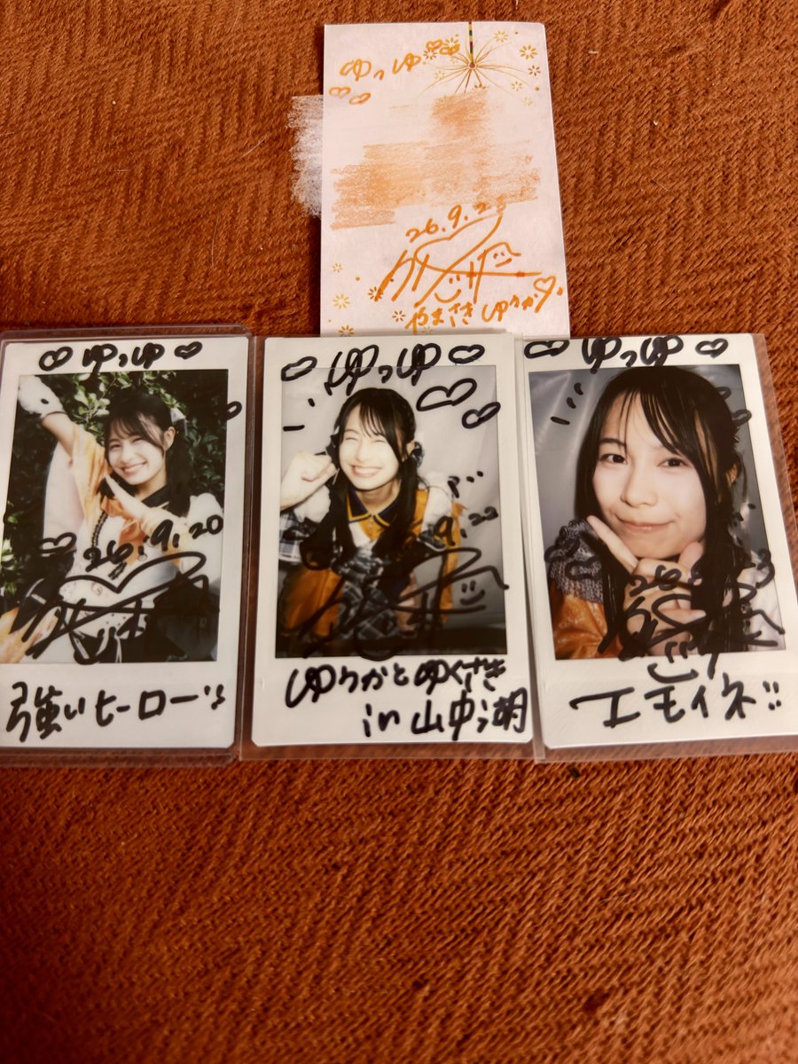 mmpk_630's tweet photo. でびぱっぱ〜SPARK

3日ともソロチェキの構図が好きすぎたんですけど、最後の1枚だけ何のポーズなんだ…？🤔
線香花火とかいうGODイベントにより、既に来年も行く気出てきた

#ゆうかとゆくさき https://t.co/qUOTPvR54X