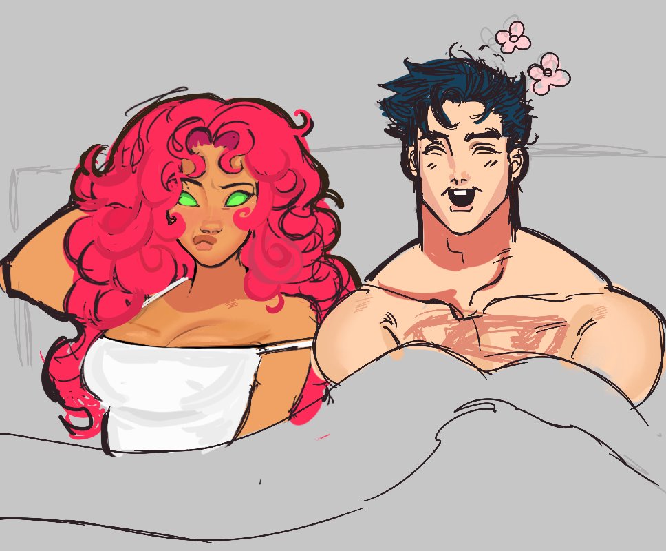 NeapolitanTsar's tweet photo. No one asked and I delivered 
she blocks his number the end 
#starfire #superboyprime #PrimeFire (idk) https://t.co/lgQTO990vw