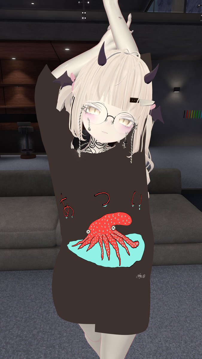 astrid_430's tweet photo. チャット丸(Astra軽)に指南して貰いながらblenderで作った自作Tシャツを Ruruneに着せてみた
ウェイト塗りはチャット丸に手伝ってもらったけど、上手くいかなかったので貫通する
ShaderはLiltoonを使用
絵: @WATA10_OFFICIAL
#blender #b3b #rurune3d #VRChat #WATA10 https://t.co/b7G7IG5Zl1
