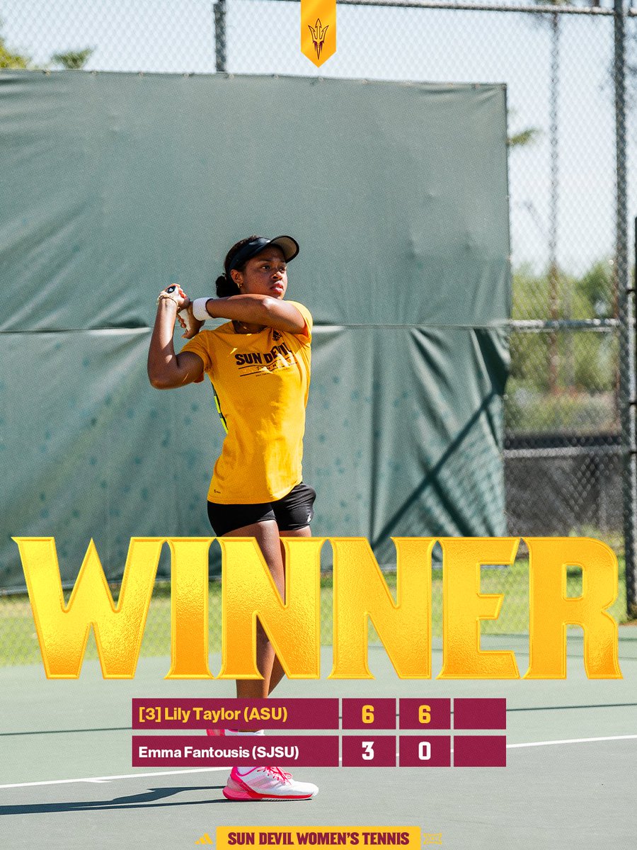 sundevilwtennis's tweet photo. Plenty more dubs from San Diego! Sara and Lily advance to the quarterfinals in singles! 💪

#ForksUp /// #O2V https://t.co/EttctNIC7D