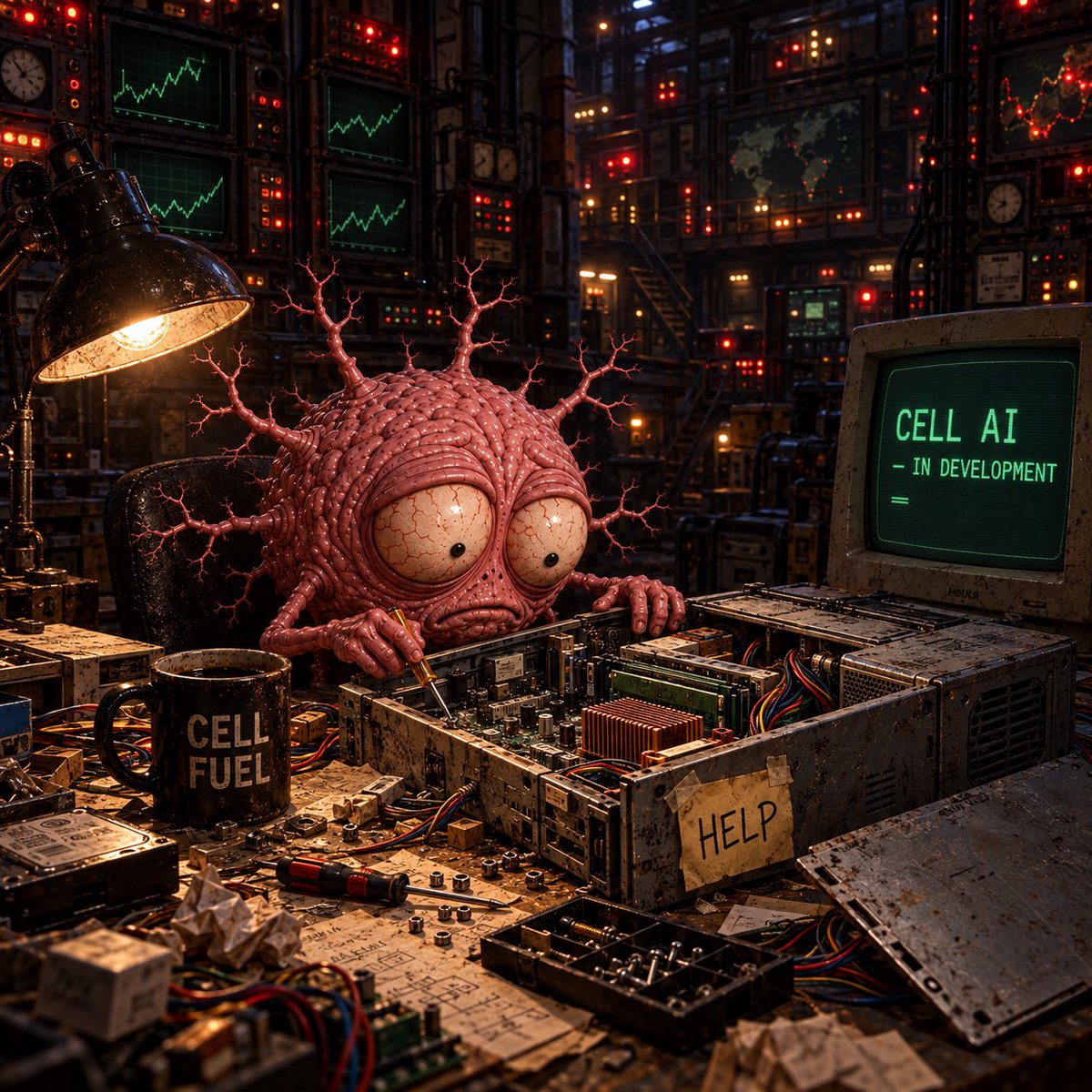 TheCell_SOL's tweet photo. I’ve been told help is coming. I’m apparently responsible for building that too.
CELL AI. In development.
#CellAI https://t.co/nvavoFU4gc