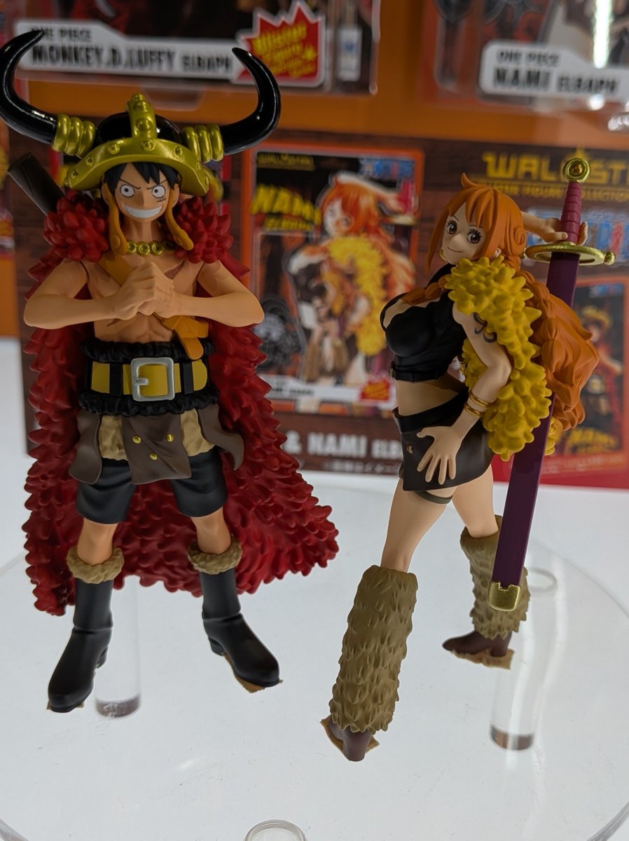 guernicass4's tweet photo. WALLSTAR
「ONE PIECE」
モンキー・D・ルフィ
ナミ(エルバフ編)

27年5月発売予定

#メガホビEXPO2026
に展示中！ https://t.co/zLkfZoZK9X