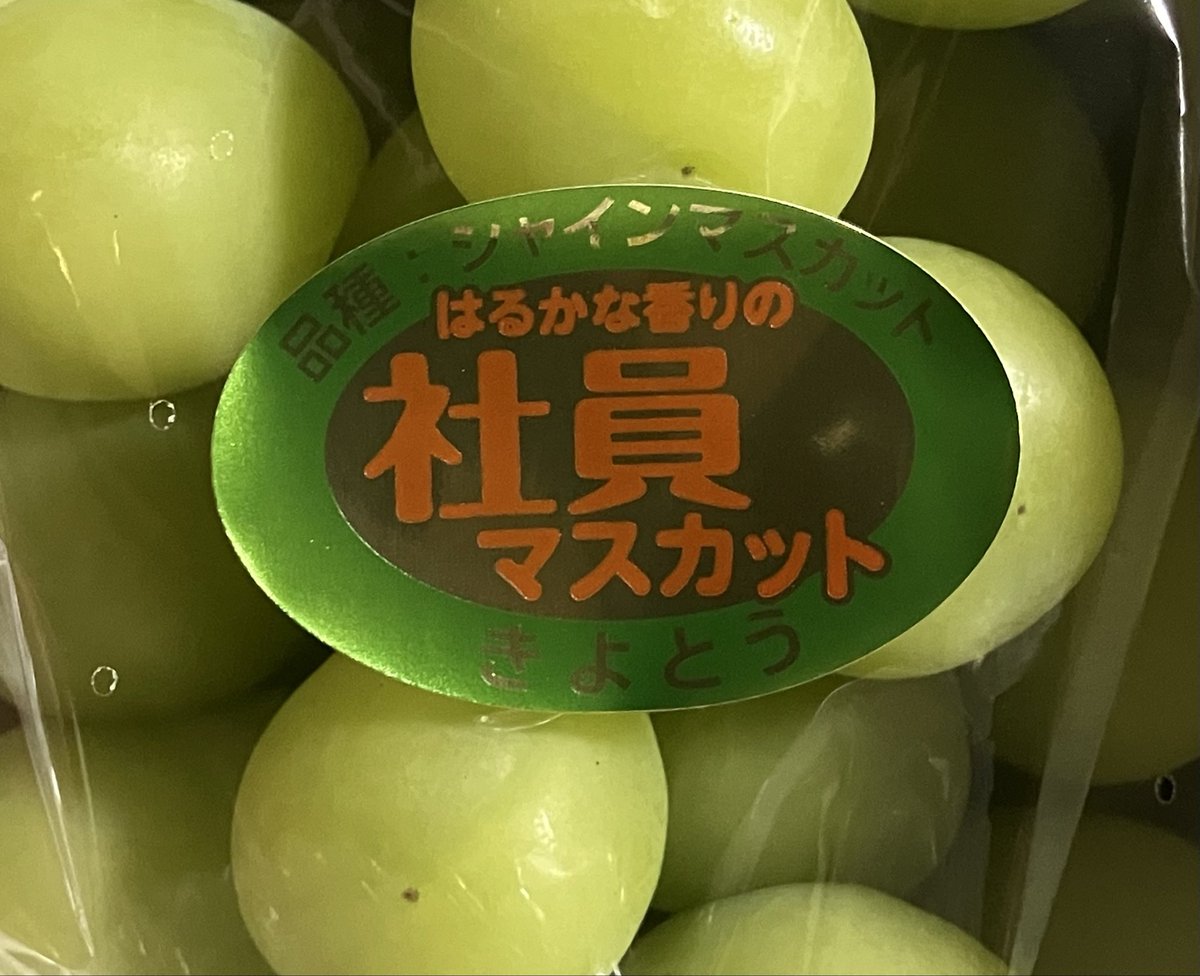 doburogu07's tweet photo. ハハハ😆

社員マスカットてwww
めっちゃ誤字ってるやん😂

、、、、、、、

誤字じゃなかったーー！！！ https://t.co/Efnw3U2IU5
