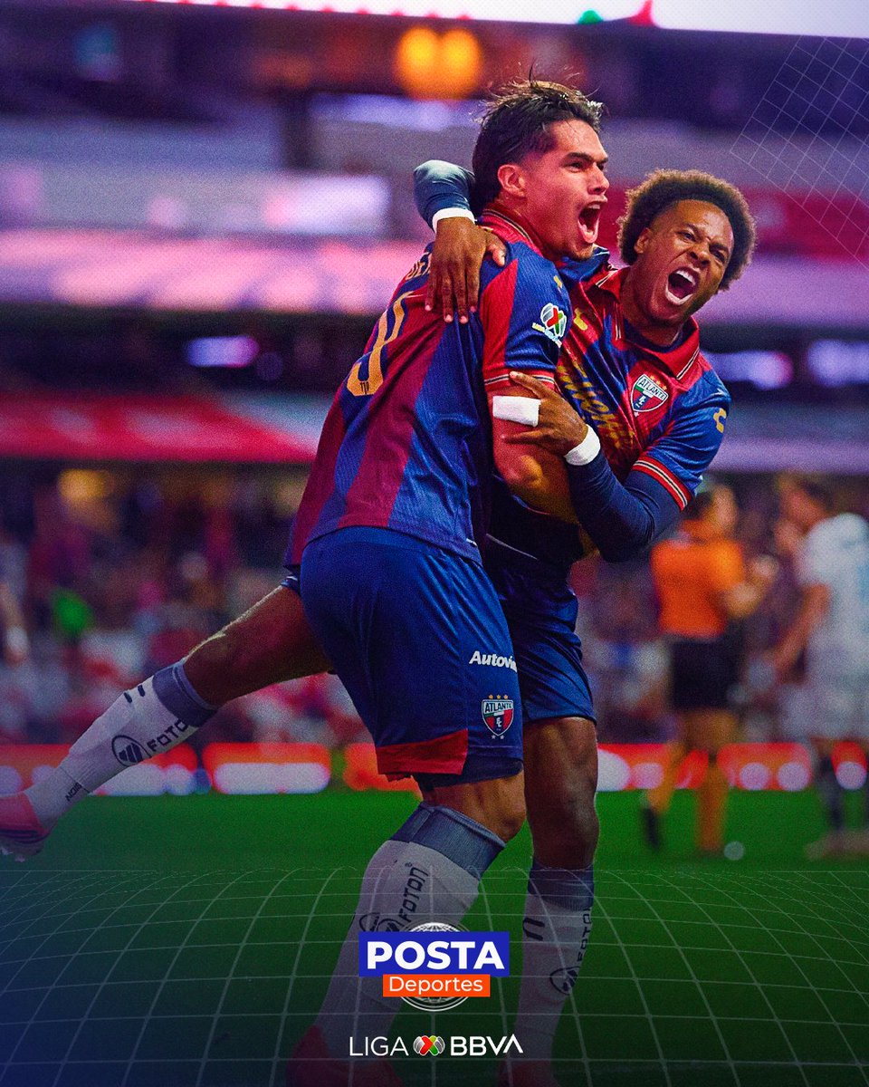 POSTADeportes's tweet photo. 🐎 ¡ATLANTE SORPRENDE A MONTERREY! 🔵🔴
Con un marcador de 4-2, Atlante derrotó a Rayados. Triunfazo azulgrana que deja muchas dudas en el cuadro regio ⚽️
#ligamx #jornada10 #atlantefc #atlante #rayados https://t.co/TXZEiA91V3