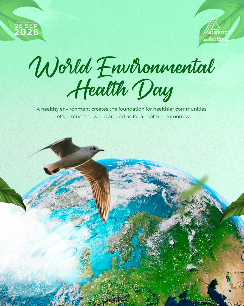 auretics's tweet photo. 🌍 World Environmental Health Day 🌿

A healthy environment is the foundation of a healthy life. Clean air, safe water, proper sanitation, and sustainable practices help protect communities and future generations.

#WorldEnvironmentalHealthDay#SaveEnvironment 🌱♻️ https://t.co/ScNMlLt2iE