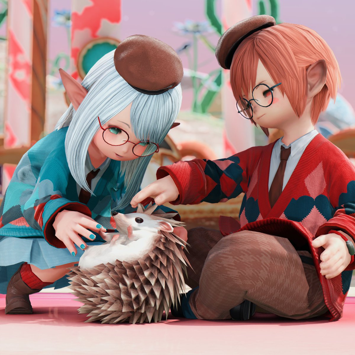 reiuji_kei's tweet photo. @YuukiHyp ❤️🦔
#FF14 #FFXIV #GPOSERS #おはララ #Lalafell https://t.co/HcASHi4WdG