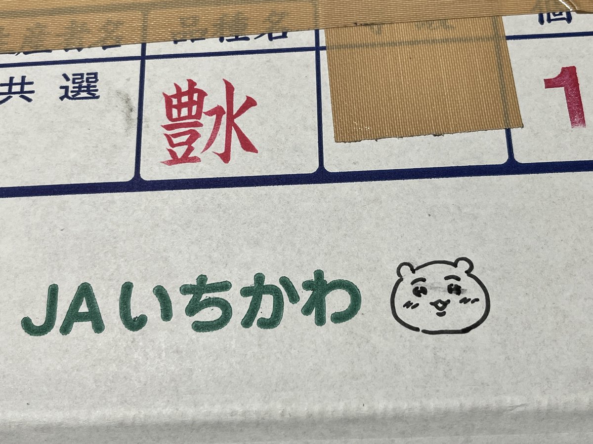 KATURA_T's tweet photo. 「ちいかわ」って書いてあるかと思ったので、つい… https://t.co/Ej1Q1aQ1c2