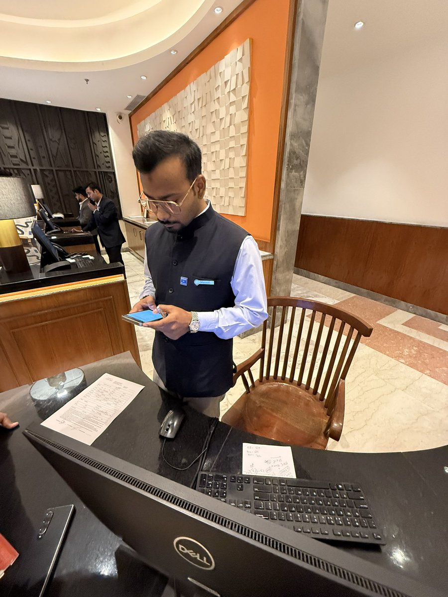 ShivrattanDhil1's tweet photo. What’s this, Hyatt? What kind of policy is this?

I checked into my room and wanted a local guest to visit me for a meeting for about an hour, but your staff refused to allow them in unless I paid an additional ₹1,500. 

If I’ve already booked and paid for a room, why should I be charged extra just because someone is visiting me briefly?

To make matters worse, one of your employees Mr Masood responded with, “Do whatever you want to,” displaying a completely unprofessional attitude. 

Hospitality is about treating guests with respect and courtesy. I hope Hyatt trains its staff to handle such situations with professionalism and basic customer service.

@Hyatt