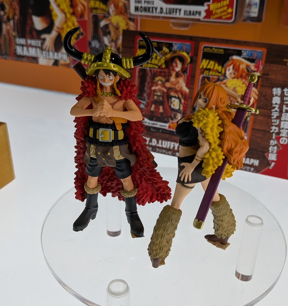 guernicass4's tweet photo. WALLSTAR
「ONE PIECE」
モンキー・D・ルフィ
ナミ(エルバフ編)

27年5月発売予定

#メガホビEXPO2026
に展示中！ https://t.co/zLkfZoZK9X