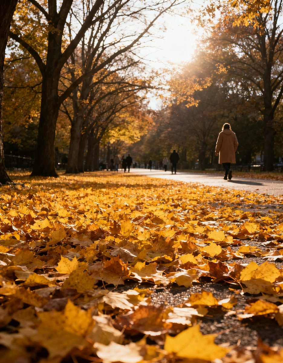HeidiMadarui's tweet photo. [Sunny autumn afternoon vibes—fresh air, golden leaves, and that perfect cozy chill.  Don’t forget your sweater when heading out!]， https://t.co/6gbMsvMSHu