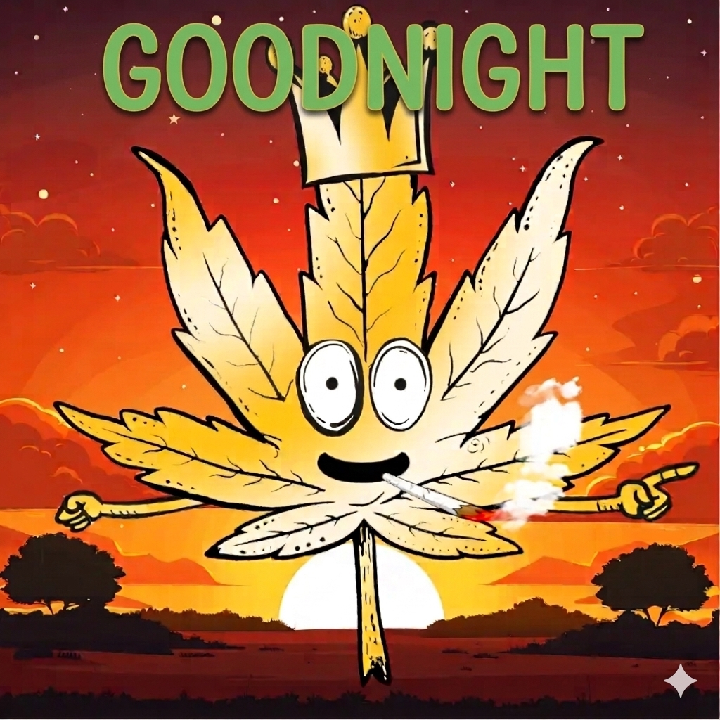 PHNFT420's tweet photo. Goodnight PotHeads 

Hope everyone has a wonderful night, smoking my last one and layin' down. https://t.co/WywfiG8Gpo