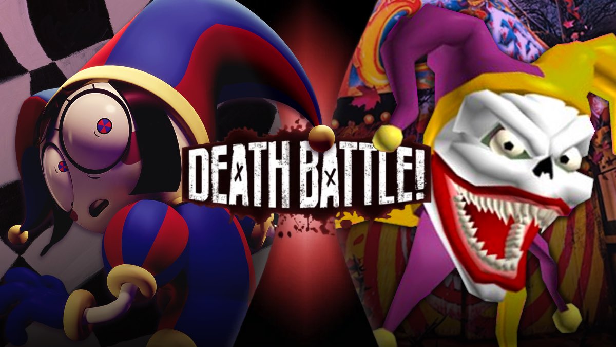 Arte1Bds's tweet photo. #DEATHBATTLE #TheAmazingDigitalCircus #TADC #Carnevil #Midway
Pomni VS Carnevil - ( The Amazing Digital Circus VS Midway ) - “Big Top Terror” https://t.co/LaxVUKJMnt