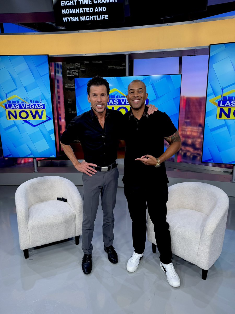 DjJoeGreen's tweet photo. Big thank you to @jctheproducer and the @lvnowtv @8NewsNow team and their hospitality with having me out today to talk @LVaces Playoffs, @VegasGoldenKnights Season X, and Vegas Sports 🙏🏽 https://t.co/I9sM8wnyXZ