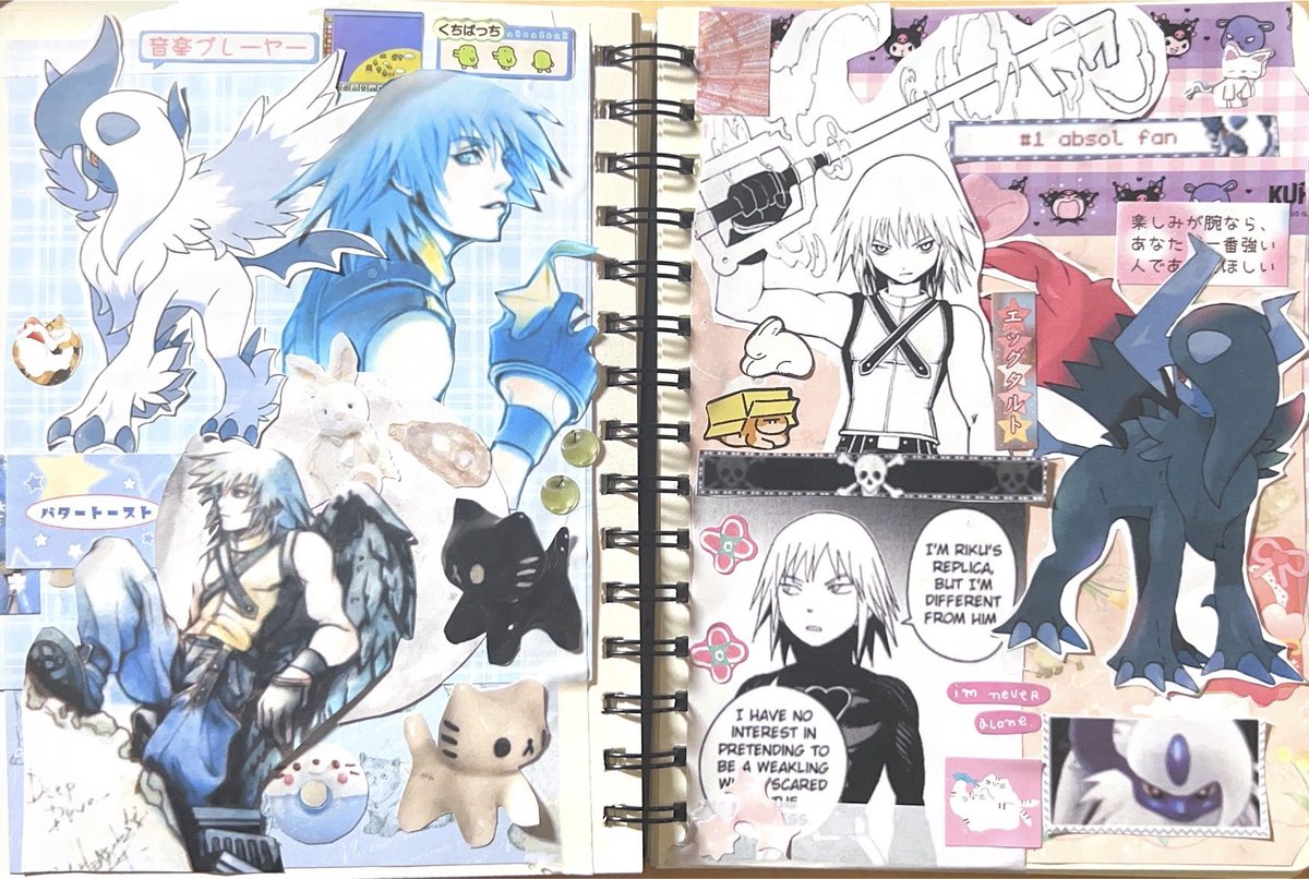 kitty_riku1's tweet photo. riku page in my scrapbook :3 https://t.co/KSvV6etjrm