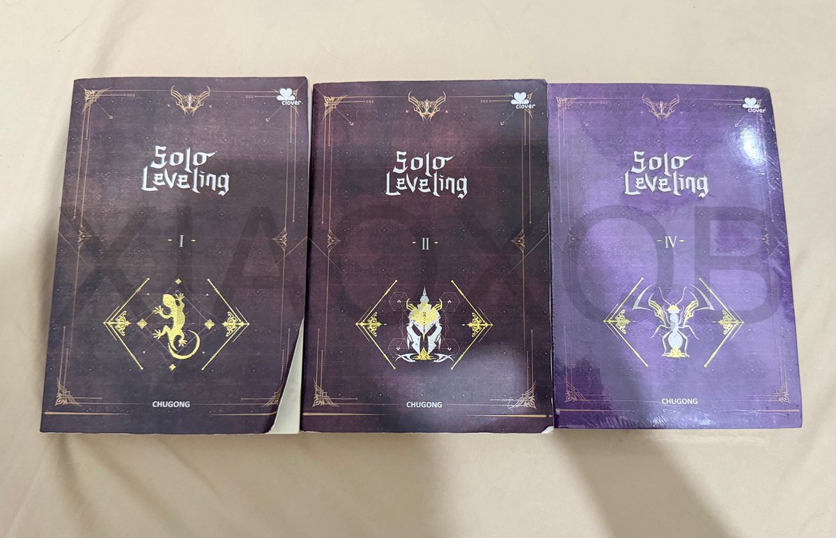 xiaonugu's tweet photo. wts want to sell preloved buku novel

solo leveling 
I (unsealed) 50.000
II (unsealed) 50.000
IV (sealed) 65.000

take all = 130.000

WAJIB SPLIT PAYMENT
sisakan 20.000 untuk co 🍊 yawwws https://t.co/Pt7FQf8t1f