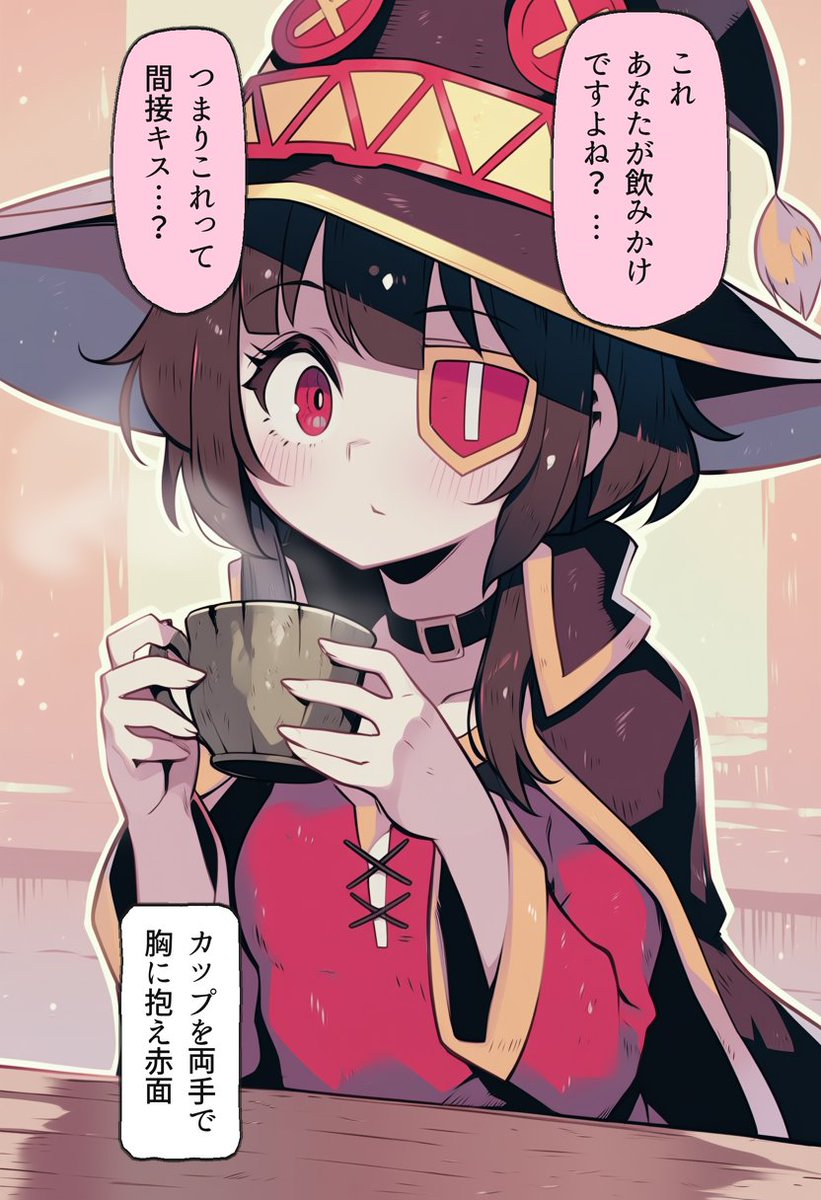 yorledys2's tweet photo. これって間接キスではと固まる…めぐみん(2/2) https://t.co/lFiLzMtcdN