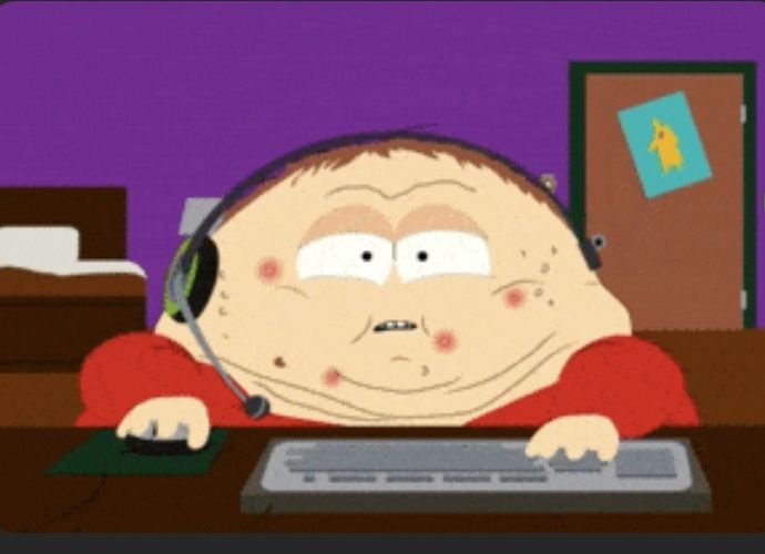 ttsukihime's tweet photo. finally playing through the south park games and i fear if i wasnt already on a roll with the gym this would be me https://t.co/KouyW7d0u1