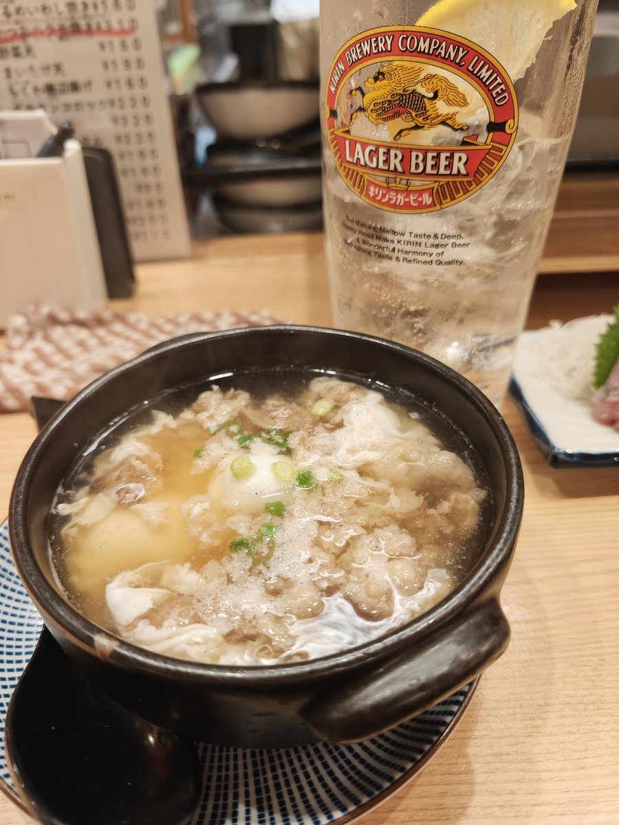 K_KAMICCHI's tweet photo. 大阪晩杯屋に肉吸いがあると聞いて来ました。 https://t.co/GOXZJCbes4