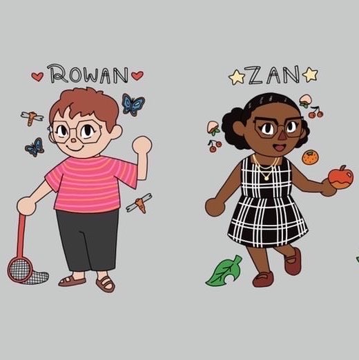 thapinkpisces's tweet photo. Rowan asked one of his sisters to draw us in animal crossing as a gift to go along with me getting new horizons for my birthday. it means so much to me 🦭 https://t.co/PGUpggx3Hg