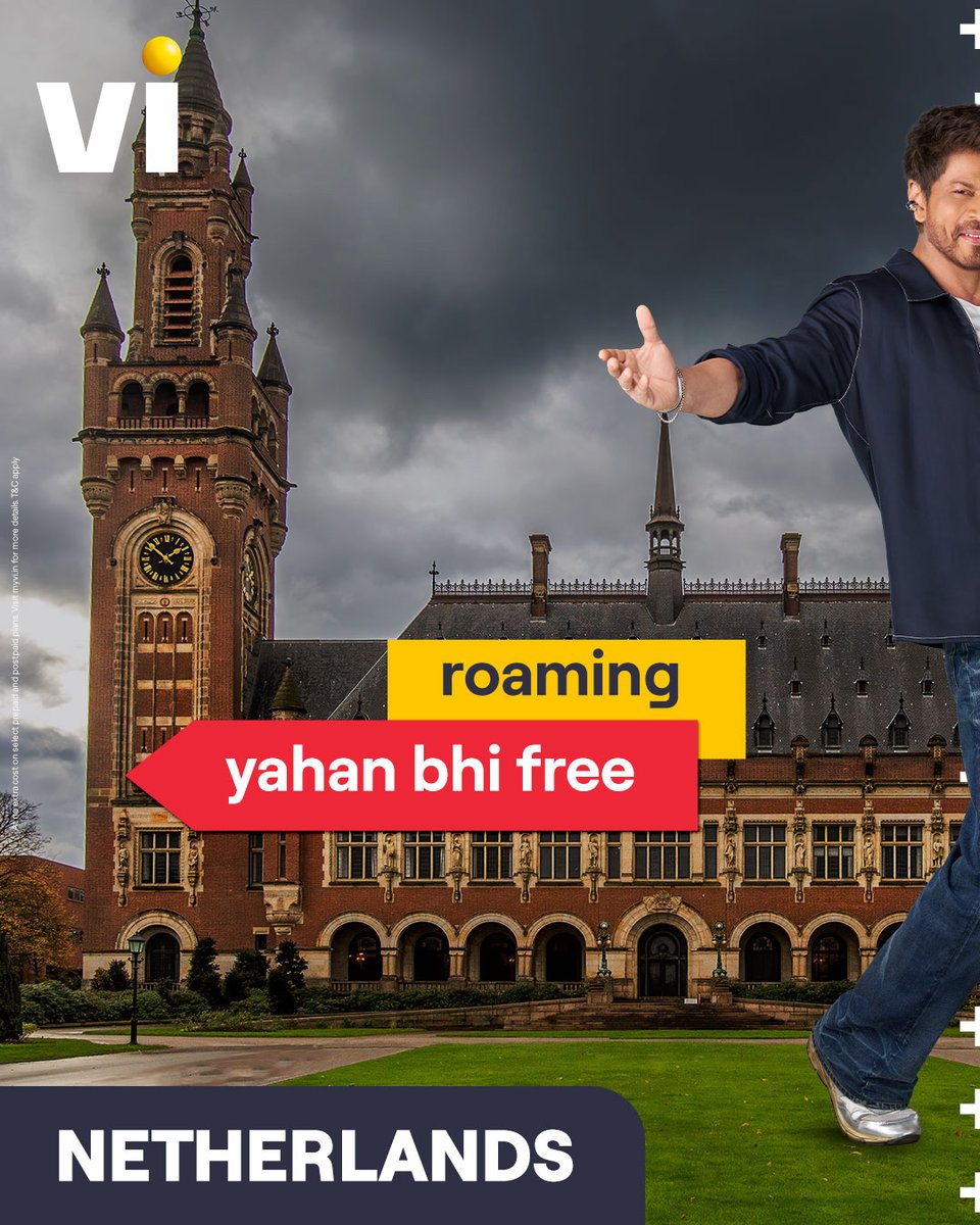 ViCustomerCare's tweet photo. Travelmaxxing ✈️ with free international roaming on Vi. And it's not just for Shah Rukh Khan, it's for everyone. 🤌
On Vi, everyone is a VIP. We love all.❤️
.
.
#ViPeSabHainVIP #WeLoveAll #FreeInternationalRoaming #ViInternationalRoaming #Vi https://t.co/9jIAVIPVuF