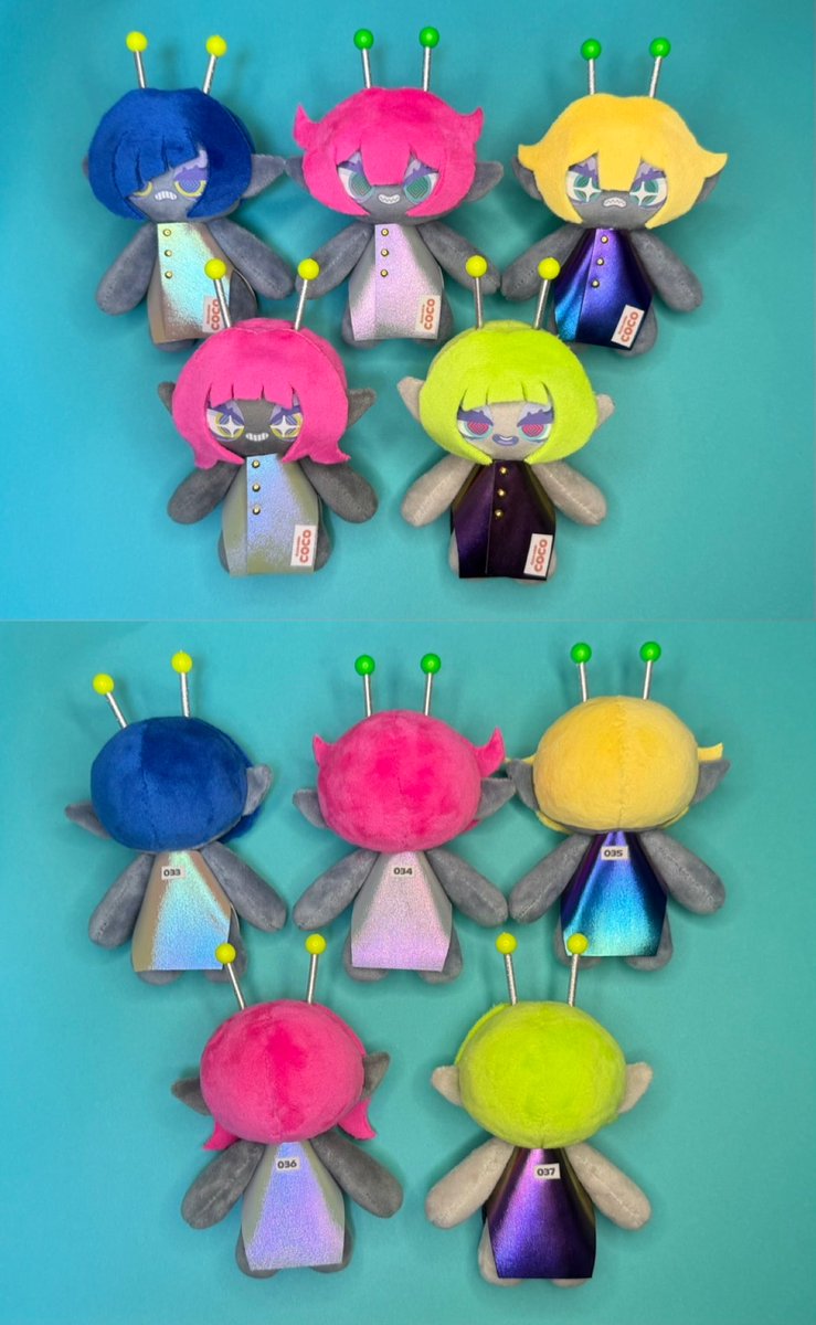 3oC_KOUBOU's tweet photo. ／
🛠️Assemble COCO DECOIL  
＼

🤖No.027〜No.047

※👽の初期洋服は少し厚みがあるため、腕のくっつきがゆるく感じる場合があります

#As_COCO https://t.co/qclMmUn2r4