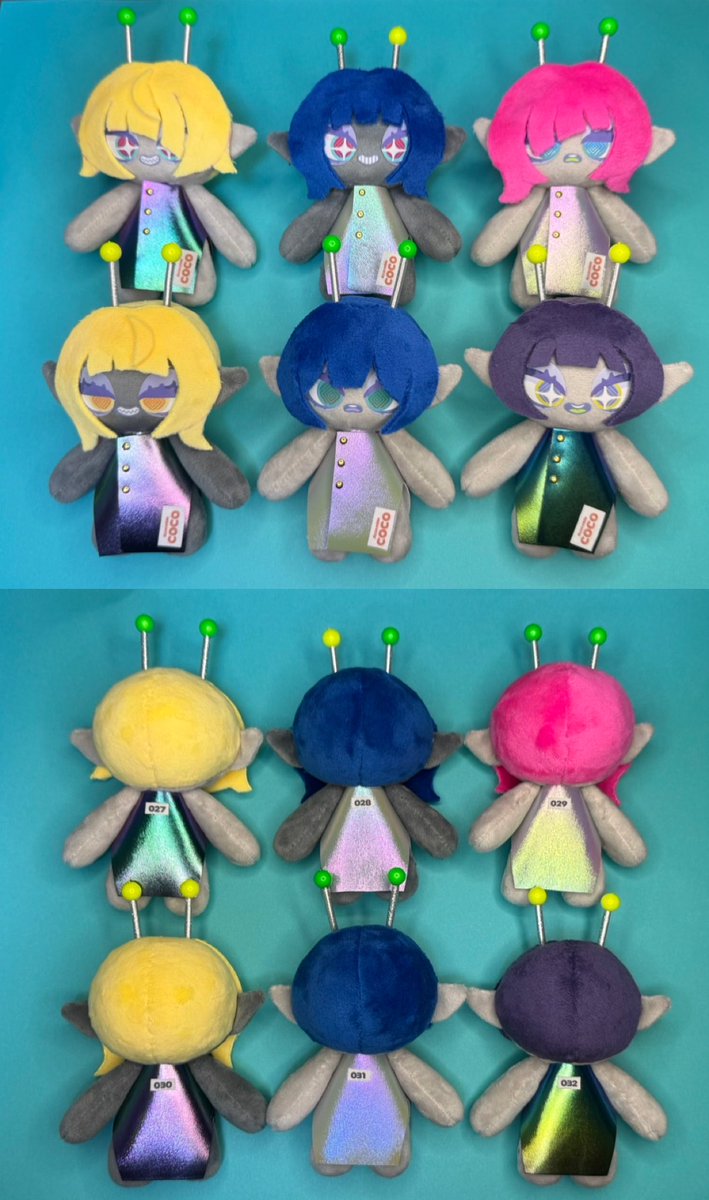 3oC_KOUBOU's tweet photo. ／
🛠️Assemble COCO DECOIL  
＼

🤖No.027〜No.047

※👽の初期洋服は少し厚みがあるため、腕のくっつきがゆるく感じる場合があります

#As_COCO https://t.co/qclMmUn2r4
