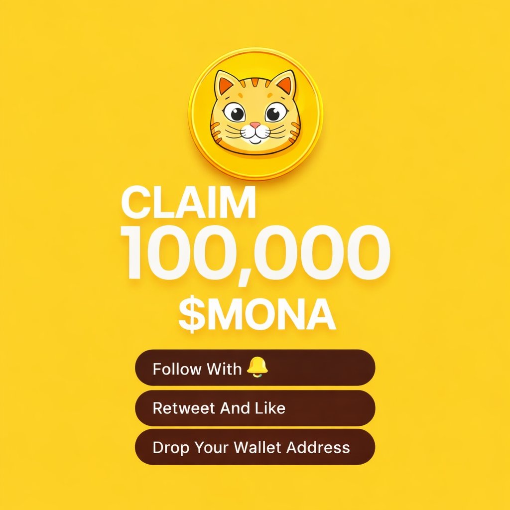 Monasolanatoken's tweet photo. Claim your 100,000 $MONA Airdrop 🪂

⚡️Like &amp; RT all Post!!
⚡️Follow 
@Monasolanatoken

⚡️First 4444 wallets

Drop your 
$SOL
 address 
@Monasolanatoken

#SolanaAirdrop #Trump https://t.co/lxVP6GJ6Ud