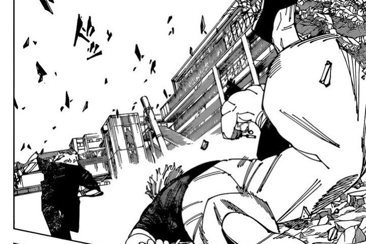 ImARealOreo's tweet photo. @Flicker0x1 >appears using Gojo's body
>He uses his domain and the inumaki CT
>Fails hollow purple
>Dies
And even in his original body, he contributes almost nothing to the fight https://t.co/luKmW092ma