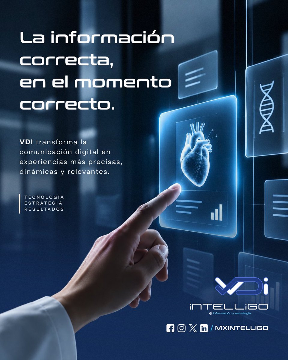mxintelligo's tweet photo. La información correcta, en el momento correcto. 💡

Con VDI, transformamos la comunicación digital en experiencias más precisas, dinámicas y relevantes.

#VDI #Intelligo #Innovación #Tecnología #ComunicaciónDigital https://t.co/wFgrdPVC9g