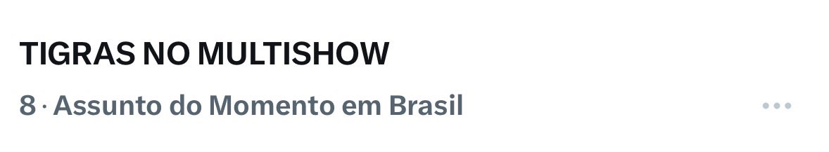 mandsrealitys's tweet photo. início de um sonho // deu tudo certo 

TIGRAS NO MULTISHOW https://t.co/jtYena0Xd2