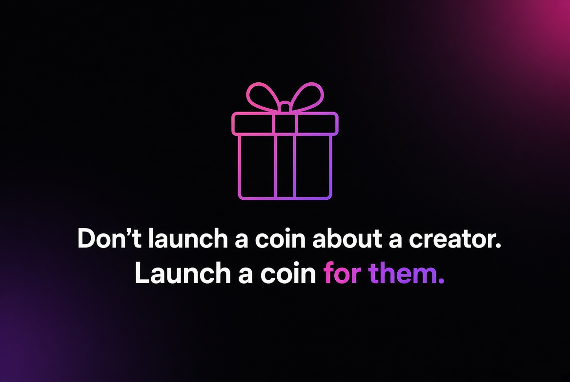 UseGramr's tweet photo. Don’t launch a coin about a creator.

Launch a coin for them.

Most tokens borrow a name and keep the fees.
Gramr pairs the coin to an IG handle so trading actually shows up as gifts.

$GRAMR

8zoLaVjCS51Q61WdBPAehdAT7Km7vQqL5vL6wAu5pump