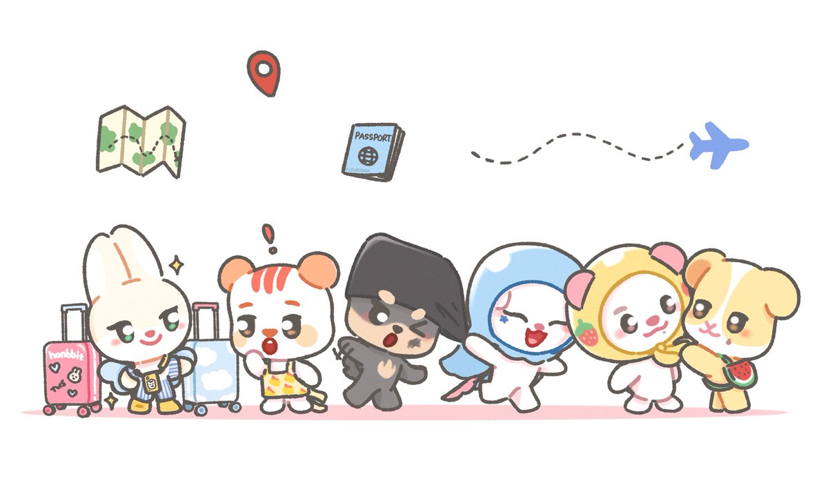 fleurensh's tweet photo. 여행 가자! 🧳 #twimi #투위미 https://t.co/UpJ1corn2J