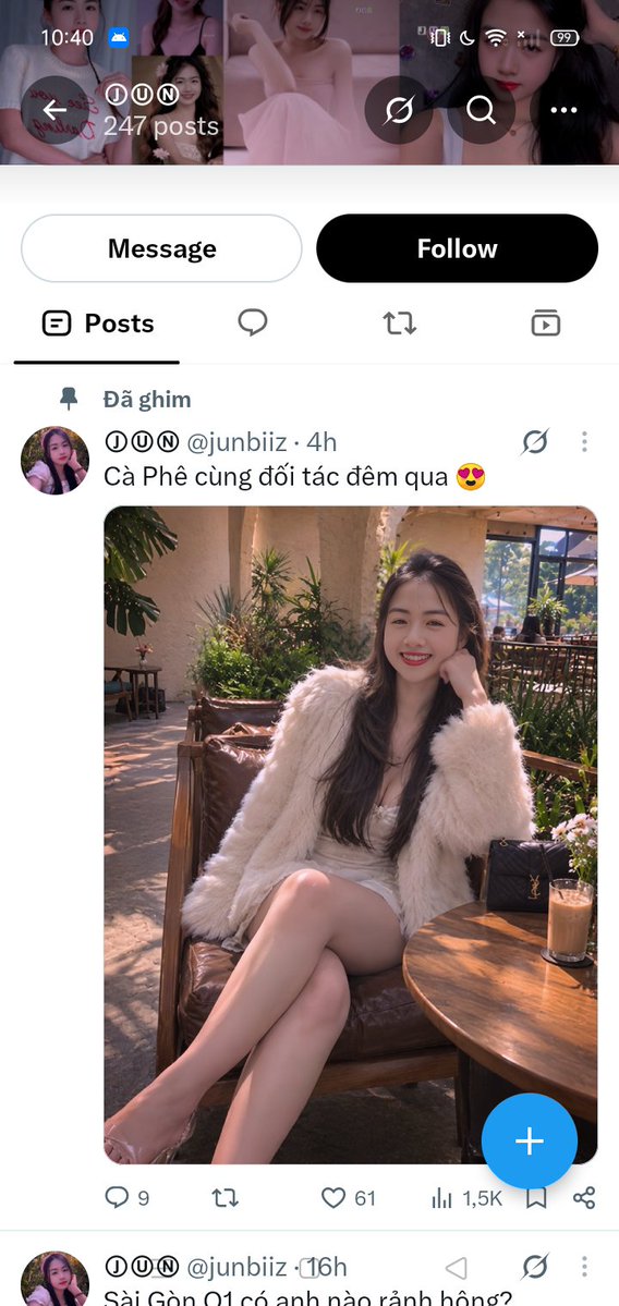 Dieulinguyenzx's tweet photo. @Follow_meiii @junbiiz Ảnh ban ngày mà bảo tiếp đối tác đêm qua, đây là con chó bede bóng lẹo cái ăn cắp ảnh đăng lên giả gái dụ trai , ông gọi video xem nó có bắt máy k , bọn bede ăn cắp ảnh thường xuyên đăng lên để dụ trai chứ đéo có gái nào đăng ảnh mình lên X tìm trai đâu https://t.co/pd6j6oWQGH