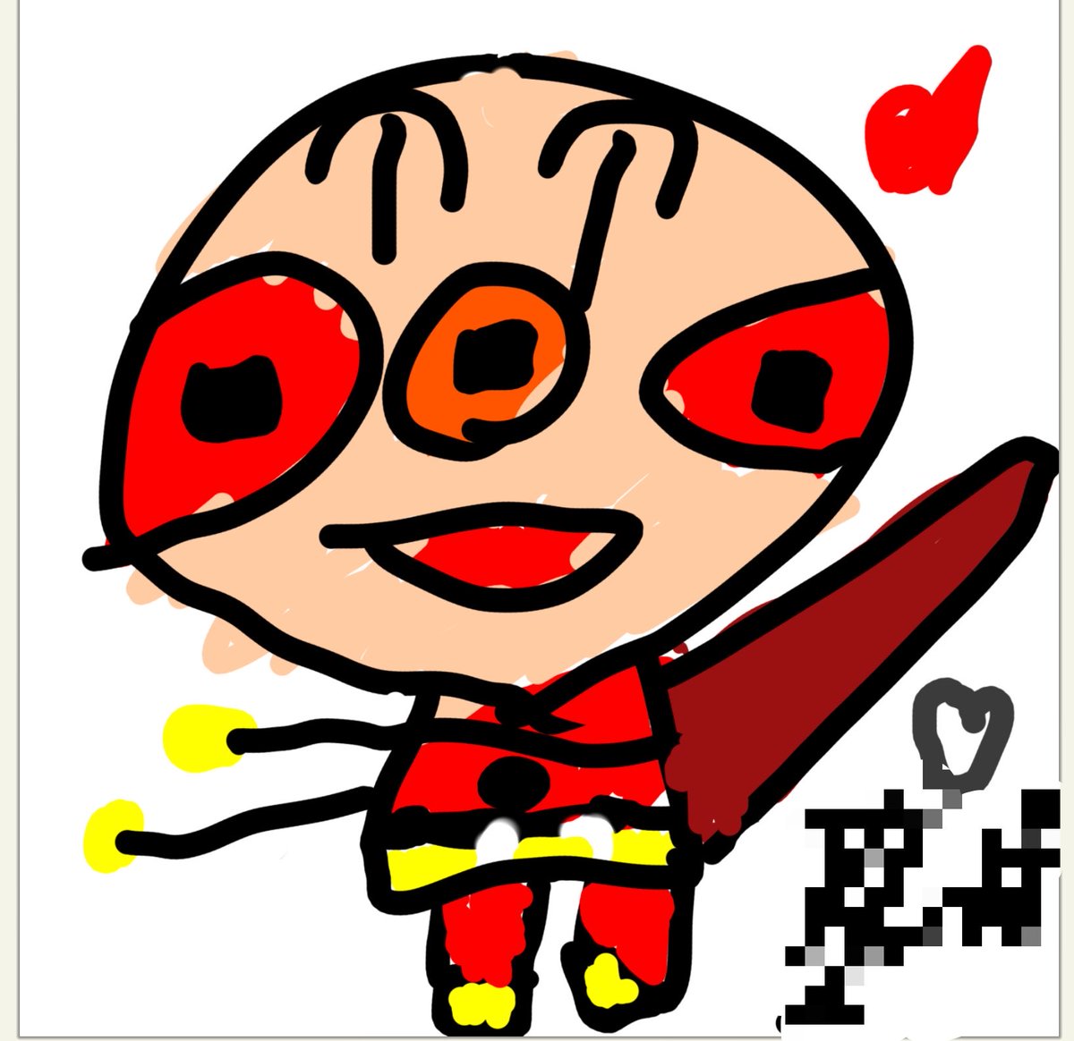 oso2_'s tweet photo. 娘(6歳)が描きました😊
色もあってて上手い(　ﾟдﾟ)

#アンパンマン https://t.co/YCFiPFCYXW