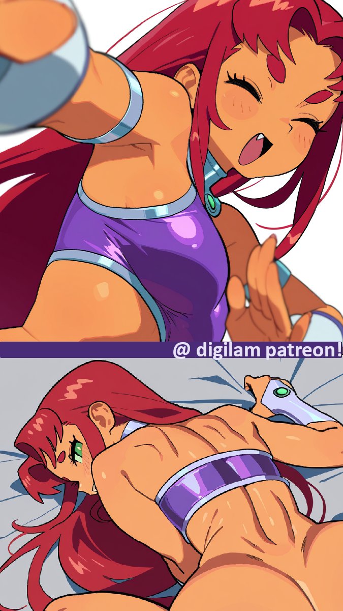 digiLaminate's tweet photo. starfire's asking you to watch her back! https://t.co/Da3uhSYVAX