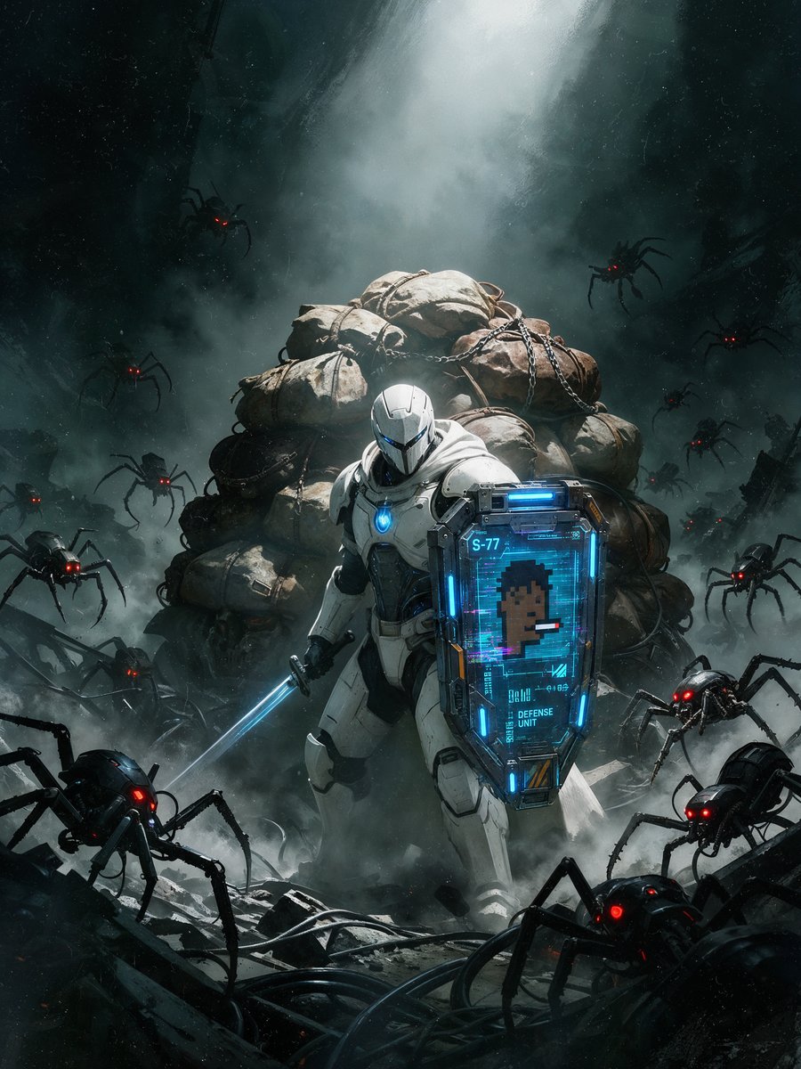 beeple's tweet photo. THE HERO WE DO NOT DESERVE https://t.co/PZP1WlJV2V