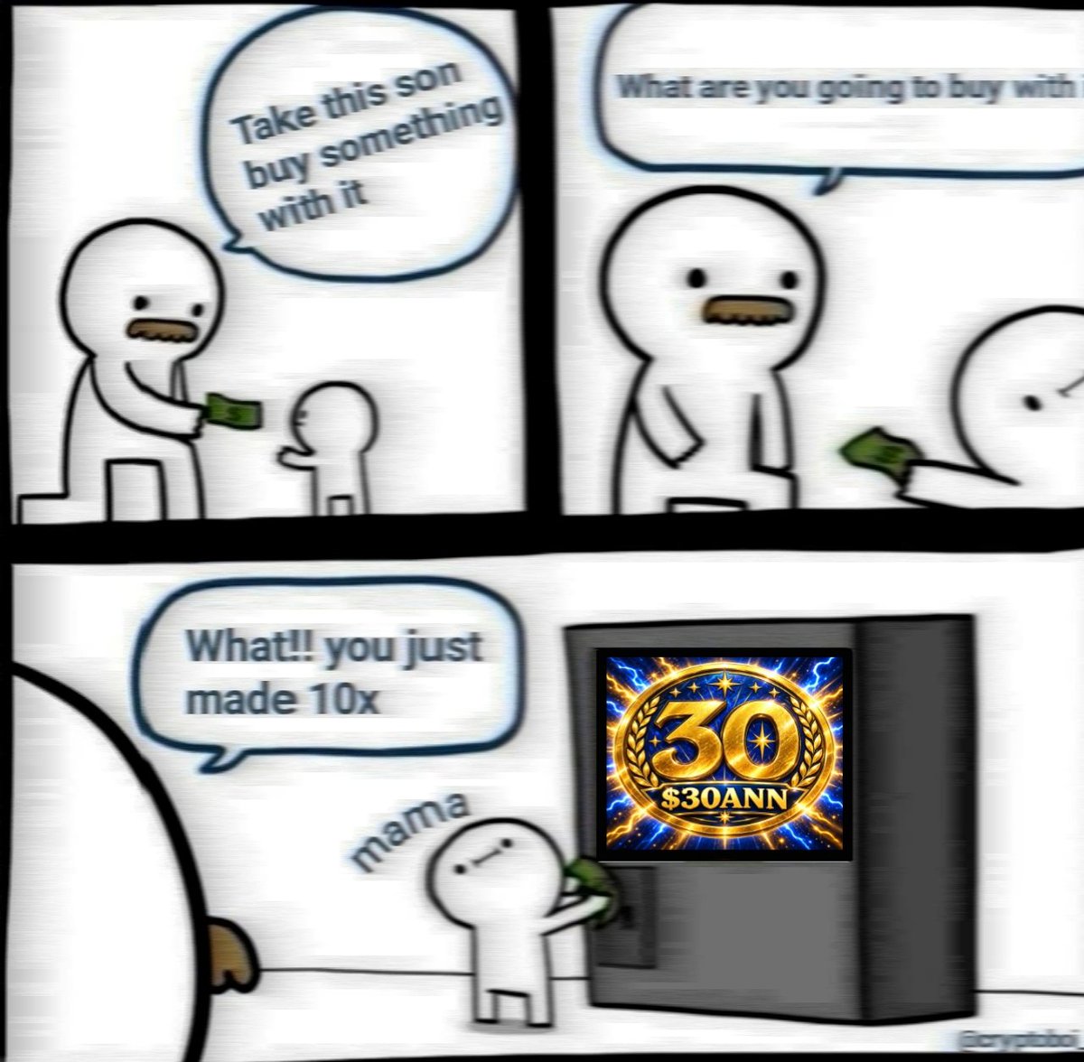 brendajiggy's tweet photo. @30ANNToken My meme entry @30ANNToken
#30ANN https://t.co/wEYBSRsfBk