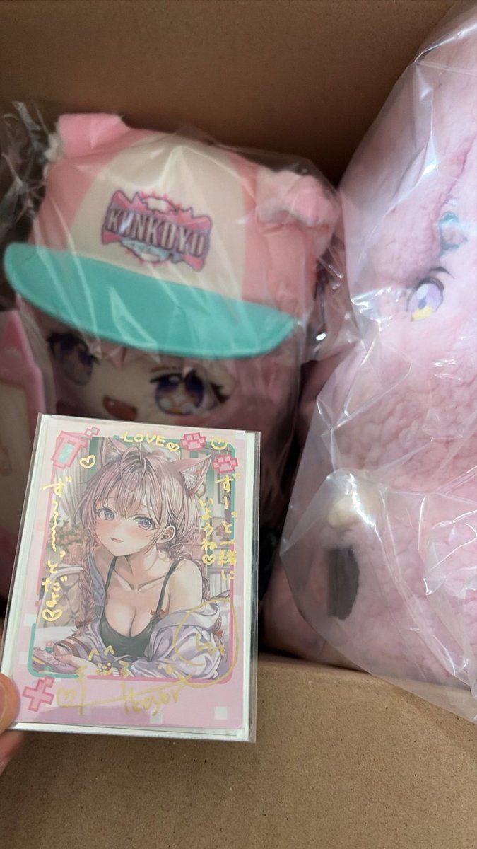 i_ts_k's tweet photo. 待ち伏せして初めてゲットした限定セット
届いたよ！！！！！！
 
＃こより届いたよ https://t.co/D8yIg2ogEW
