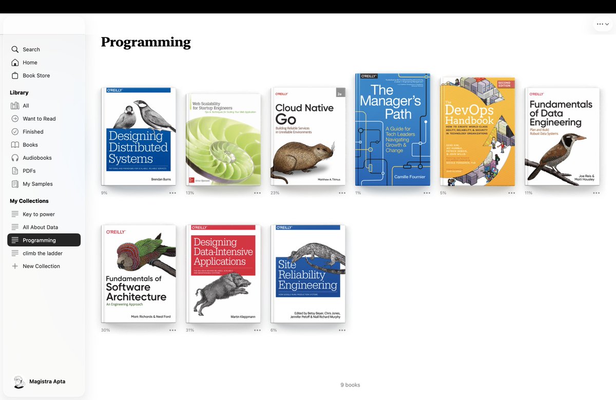 aptabeenhere's tweet photo. books, that'll teach you the real software engineering https://t.co/SQFqIT7GYP