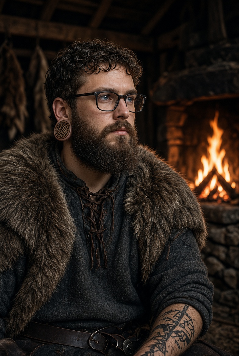 Bl00dOld's tweet photo. I guess I’m a Viking then! I’m fine with this. Although a Viking with glasses is kinda weird looking 😂 https://t.co/bWRNK7495D