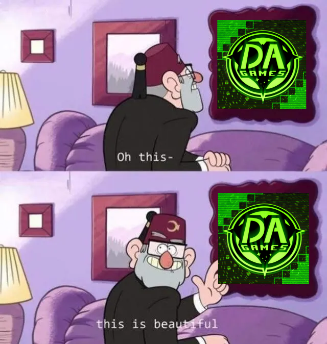 RaeynV's tweet photo. Since the OI one is doing so well, I decided to make one with the new logo

#DAGames https://t.co/njFeHdcUIj