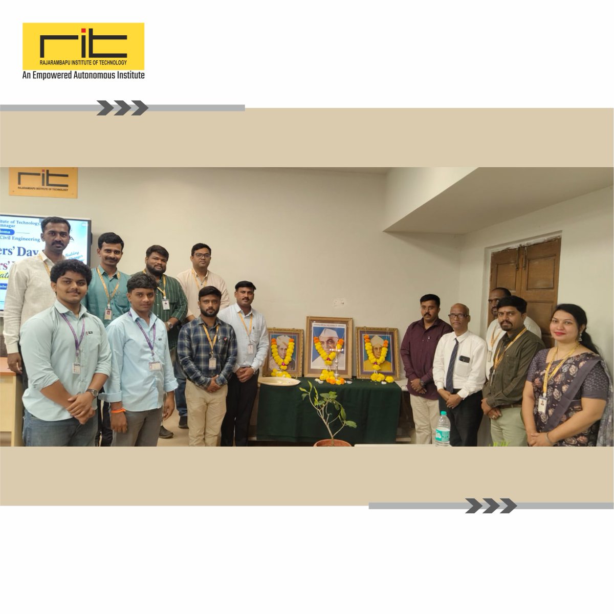 ritindia1983's tweet photo. 📚 Celebrating the Guiding Minds &amp; Brilliant Builders..!! ✨
Teachers shape minds, Engineers shape the future.
A beautiful celebration of Teachers’ Day &amp; Engineers’ Day filled with gratitude, inspiration and innovation. ❤️

#TeachersDay #EngineersDay #Celebration https://t.co/zZmxt5r0f7