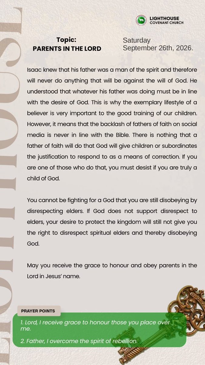 Obasoto_Obafemi's tweet photo. The Key Devotional https://t.co/VHhHsLTzga