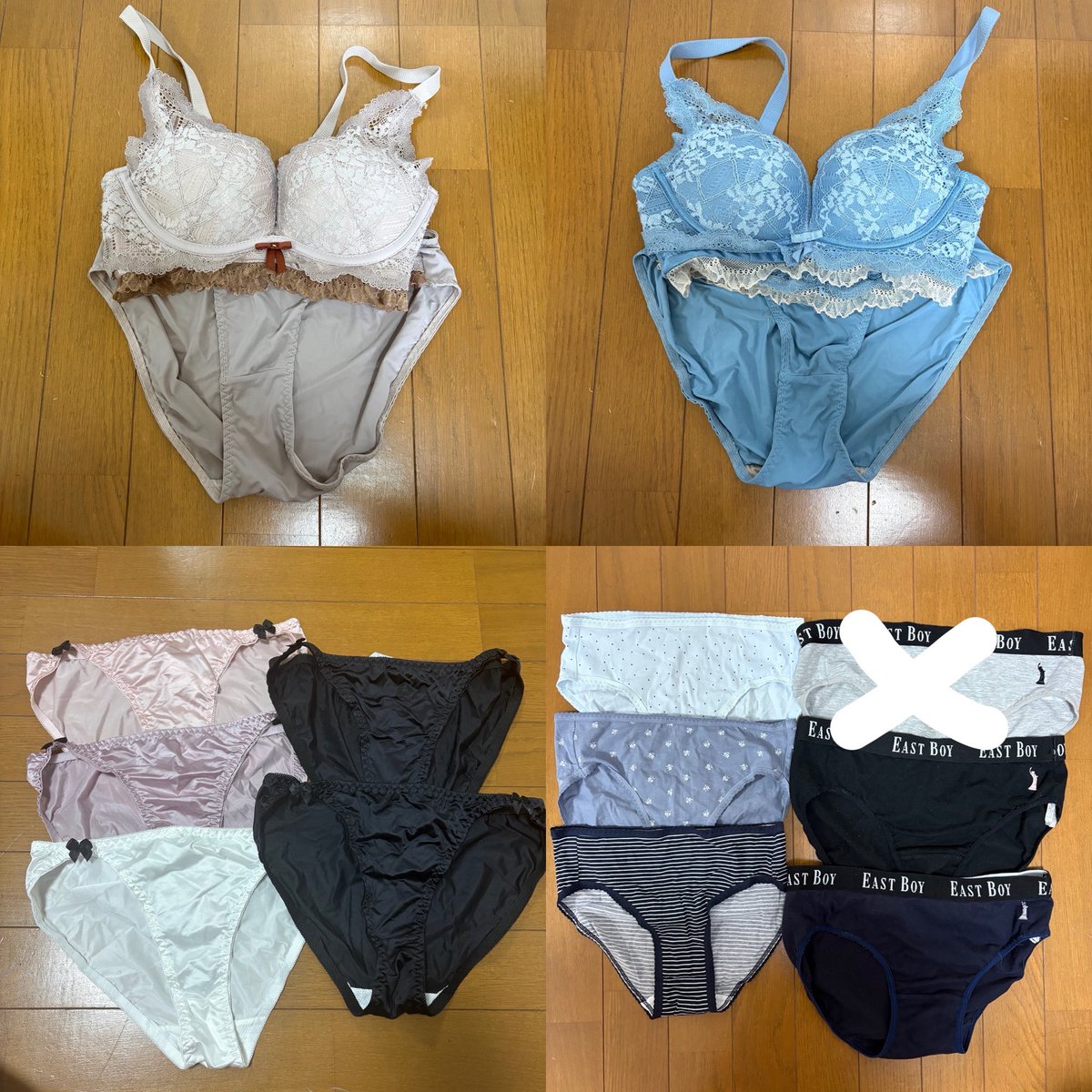 ykdoir's tweet photo. セット3000円、ぱんつ単品2000円で販売してます！DMお願いします(ㅠ︿ㅠ)
#パンツ売ります  #下着売ります https://t.co/sNouSLjlo0