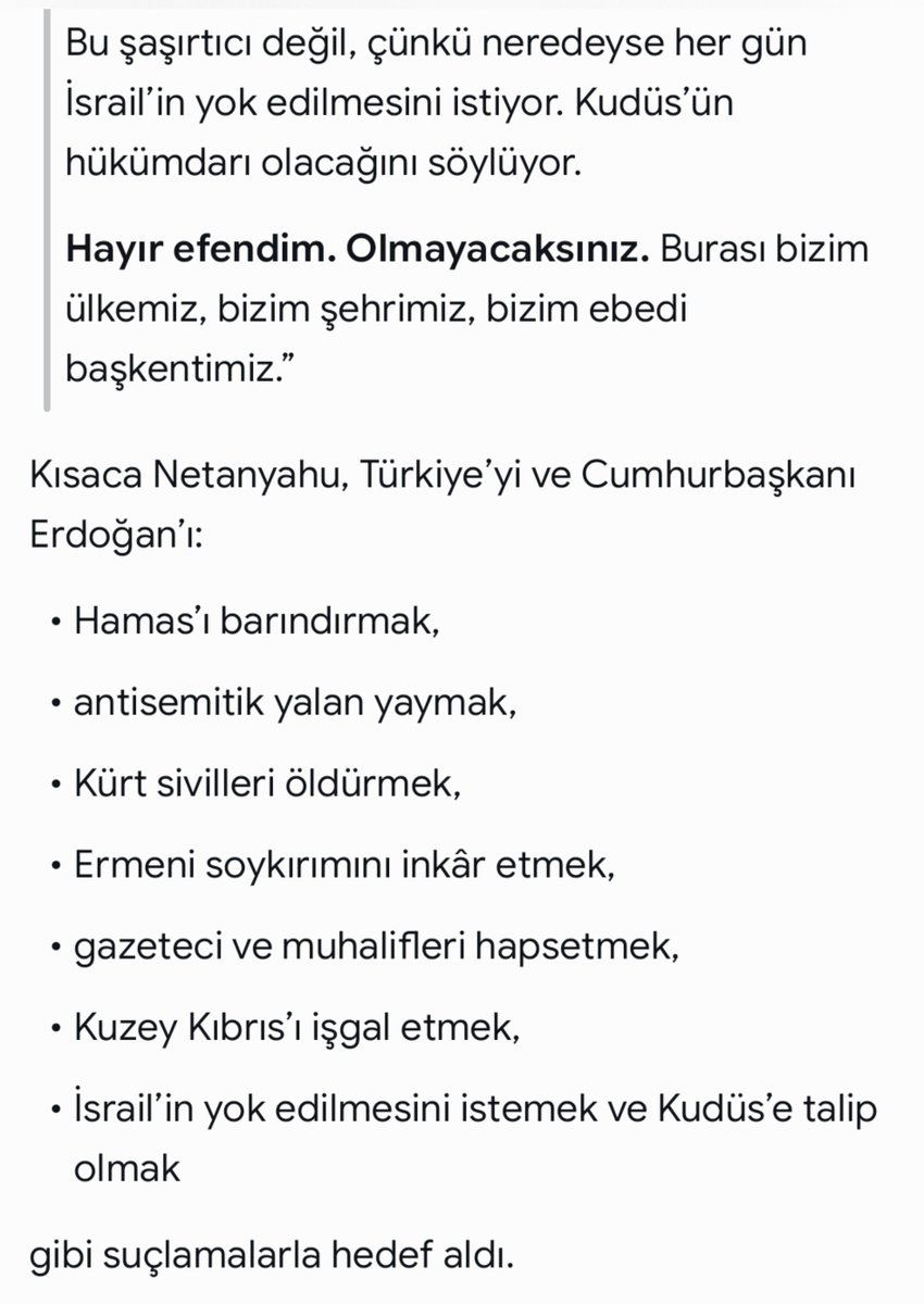 smmm_akbas's tweet photo. @nedimsener2010 Hakkında yakalama kararı bulunan soykırım suçlusu yahudi netanyahu nun BM de bizim hakkımızda söyledikleri👇 https://t.co/fSqT2gABTy