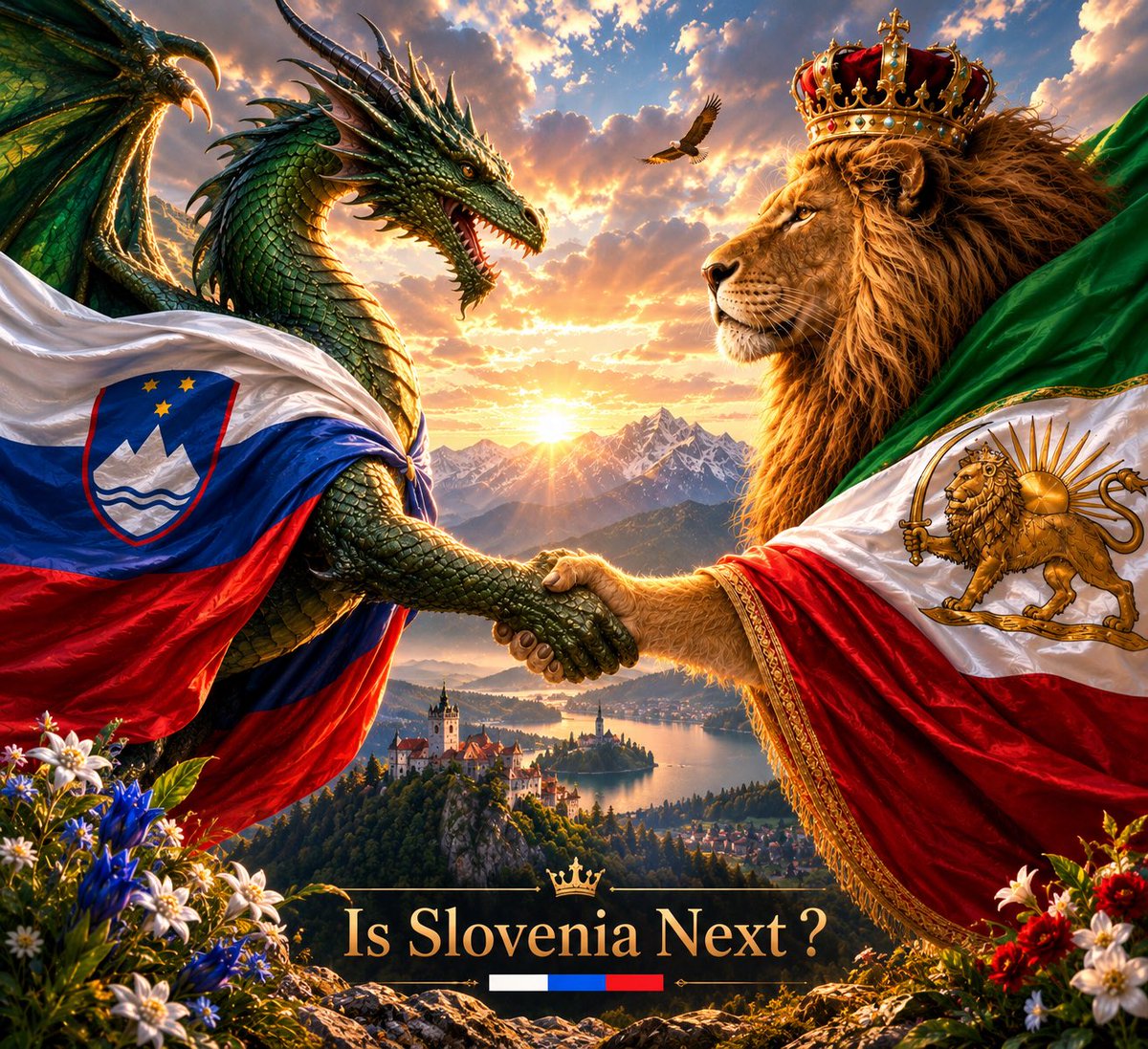 sarbaz_Shahiran's tweet photo. Thank you, Slovenia, for standing with the people of Iran. 🇸🇮🩵🇮🇷

Your voice matters. Iranians will remember who stood with them for freedom. https://t.co/jCbP3OaLut