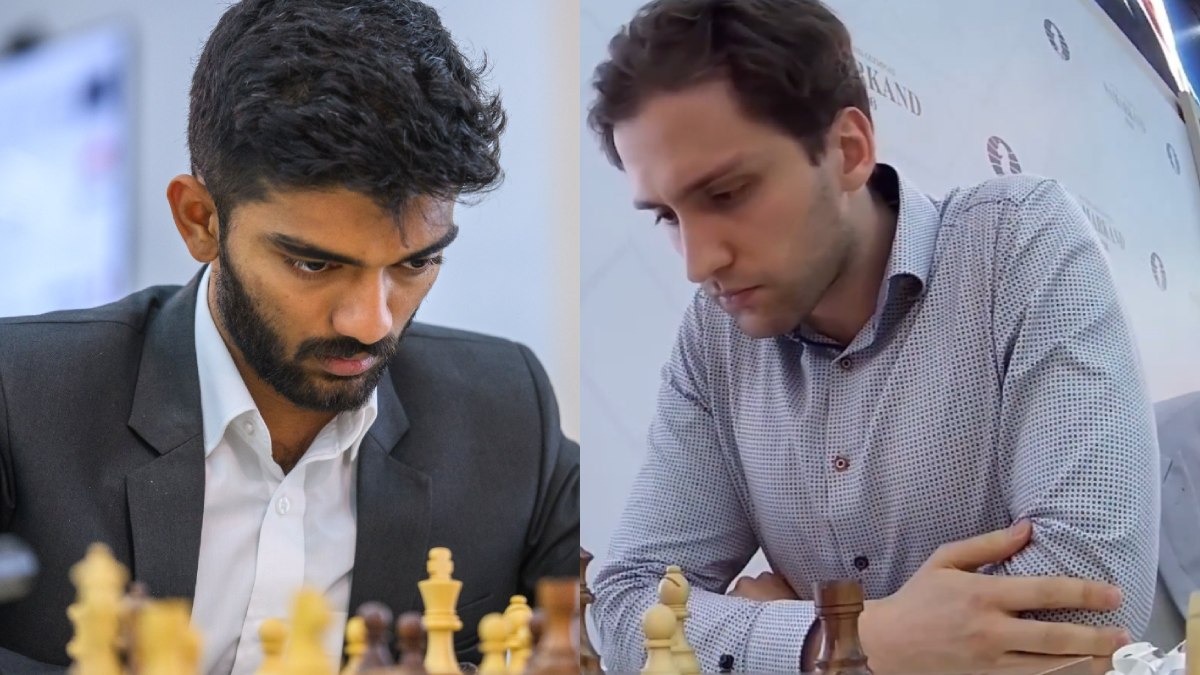 SaptashwaTV's tweet photo. Gukesh Pulls Off Stunning Comeback Against Donchenko to Seal India’s Win
https://t.co/FnbDKjd025
#Gukesh #DGukesh #AlexanderDonchenko #ChessOlympiad2026 #ChessOlympiad #FIDEChess #IndianChess #ChessNews #IndiaVsGermany https://t.co/o92hRV3ZC5