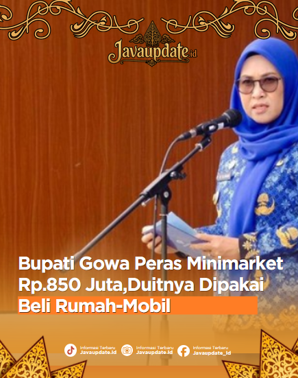 javaupdateid's tweet photo. Bupati Gowa Sitti Husniah Talenrang telah ditetapkan sebagai tersangka korupsi terkait kasus pemerasan dan gratifikasi dalam pengurusan izin proses Persetujuan Bangunan Gedung (PBG) tahun 2025-2026. Sitti Husniah diduga memeras pengelola minimarket di Kabupaten Gowa senilai https://t.co/deXQvUQA85