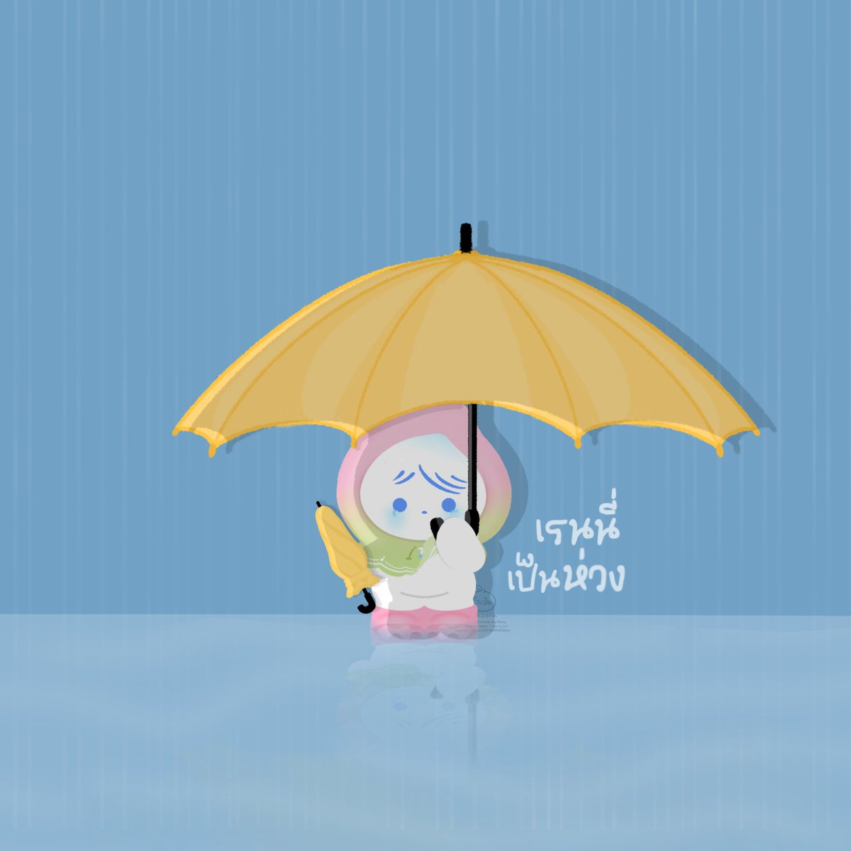 kinsomm's tweet photo. ยัยย่ายัยยายคนไหนเจอพี่เม็ดฝนตกใส่เยอะ แวะมาหลบในร่มหลานก่อนนะ ขอให้ทุกคนปลอดภัยนะคะ ดูแลตัวเองด้วยนะ ถ้าฝนยังไม่หยุดต้องคอยเช็คสภาพอากาศ และติดตามสถานการณ์กันอย่างต่อเนื่องเลยนะคะ 

#RainyTF #น้องเรนนี่ https://t.co/X9b3vd2ERy