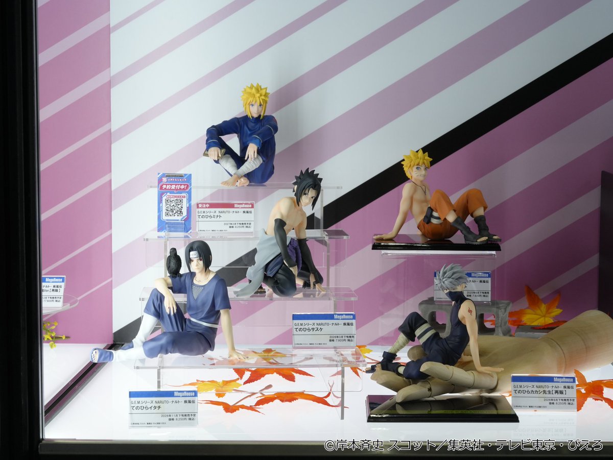megahouse_tori's tweet photo. 【#メガホビEXPO2026】

◤￣￣￣￣￣￣￣￣￣￣￣￣
         G.E.M.シリーズ
   NARUTO-ナルト- 疾風伝
＿＿＿＿＿＿＿＿＿＿＿＿◢

／
UDX会場にて一挙展示中🌟
＼

📅本日秋葉原にてメガホビEXPO開催中
📣会場詳細はこちら
https://t.co/DcFdaM3wFZ
#NARUTO #ナルト https://t.co/gB3HfJQDiD